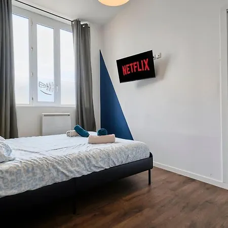 Apartment En Deplacement Wifi 10 Minutes De La Gare *